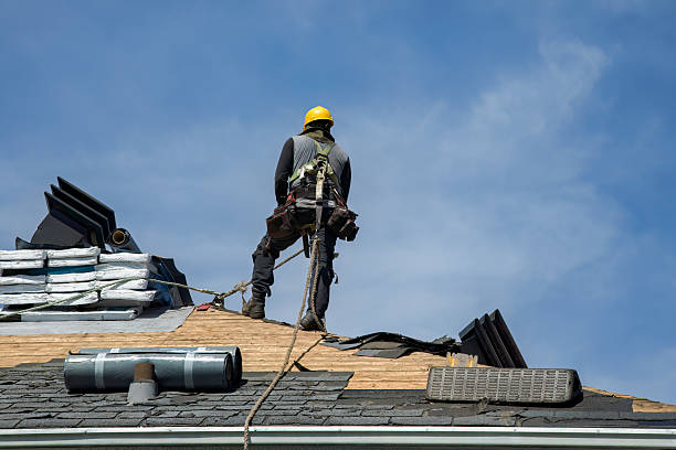 Professional Metal Roofing technician working in Bowlus, MN